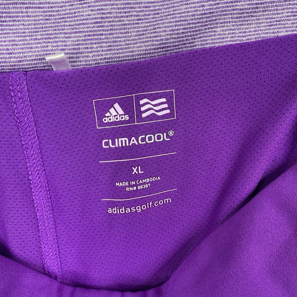 Adidas ClimaCool Womens XL Skort Purple Pull-On Stretch Skirt Short Golf Tennis - Picture 6 of 10